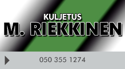Kuljetus M. Riekkinen logo